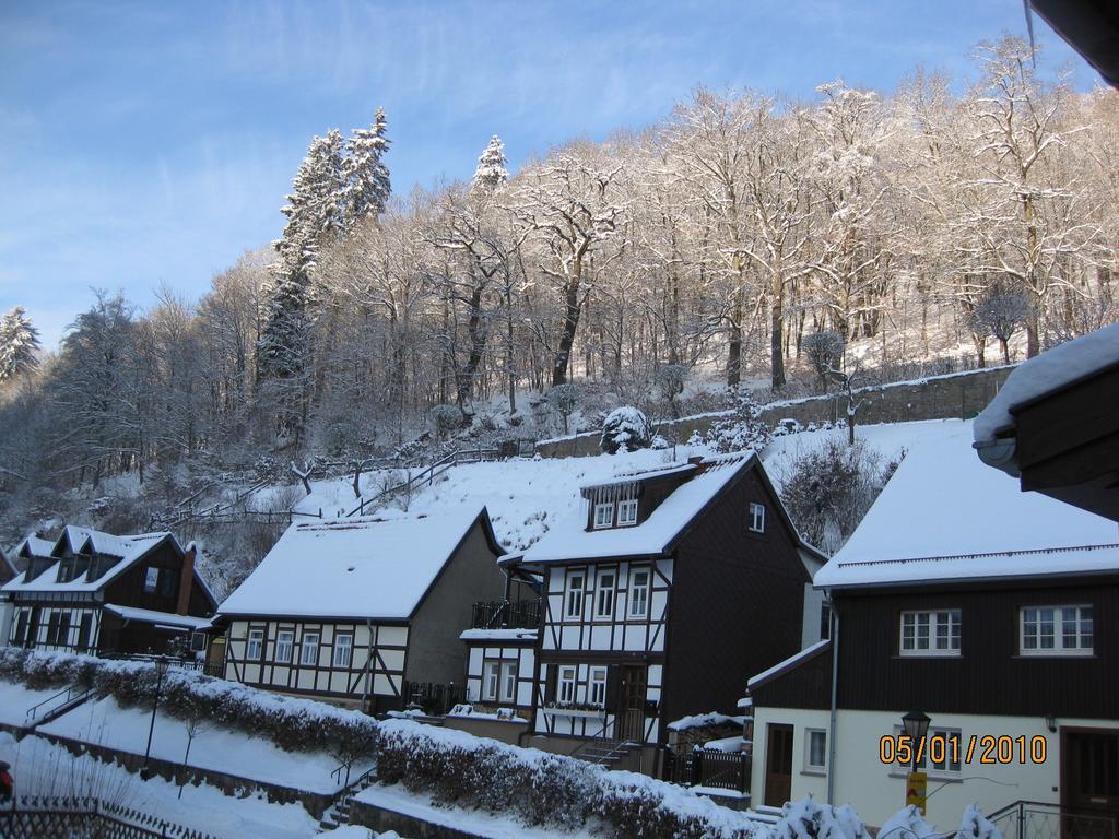 Harz Stolberg Ferienwohnung Buitenkant foto