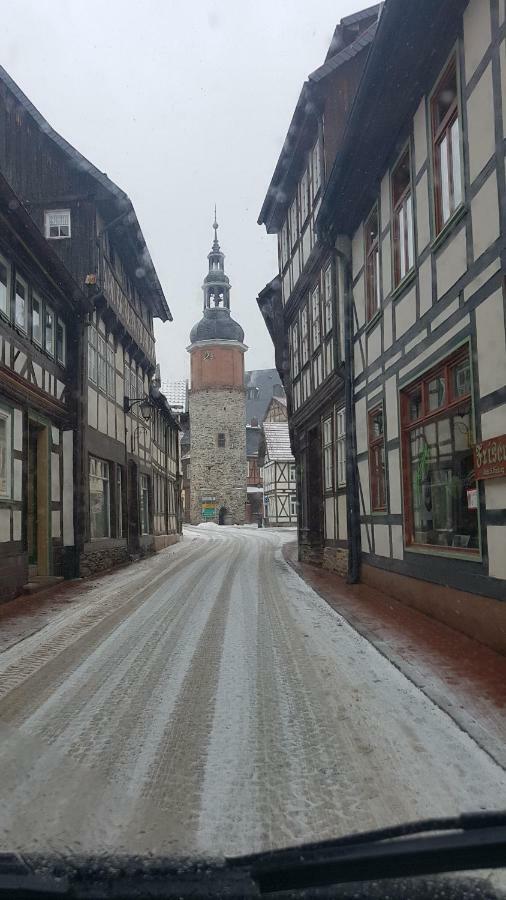 Harz Stolberg Ferienwohnung Buitenkant foto