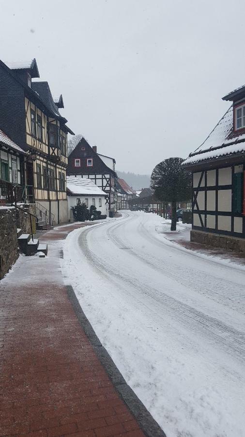 Harz Stolberg Ferienwohnung Buitenkant foto